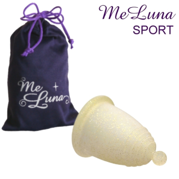 MeLuna Sport - Ball, Grösse M, Gold-Glittery