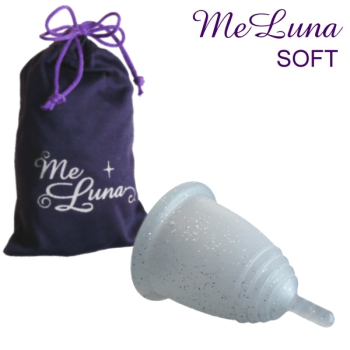 MeLuna Soft - Stem, Grösse L, Silver-Glittery