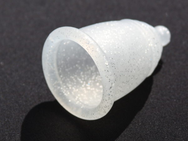 MeLuna Soft - Ball, Grösse L, Silver-Glittery