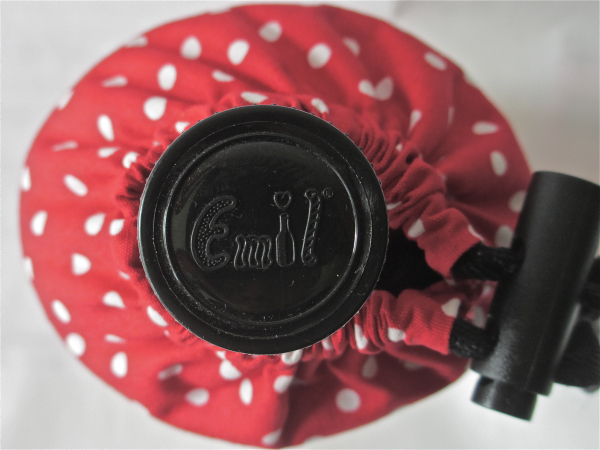 Emil die Flasche 0,3 l oval Bio-Punkte rot