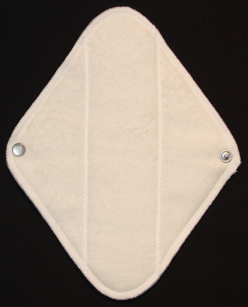 Flügelbinde aus Biobaumwolle, waschbare Damenbinden, waschbare Baumwollbinden, Monatsbinden mit Druckknopf, Menstruationsbinden mehrfach verwendbar, Menstruation ohne Abfall, Allergie bei Periode, Hygienebinden zum mehrmals brauchen